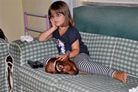 Ariel e Rachele in relax